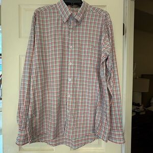 Onward Reserve Men's Red and Blue Checkered Shirt